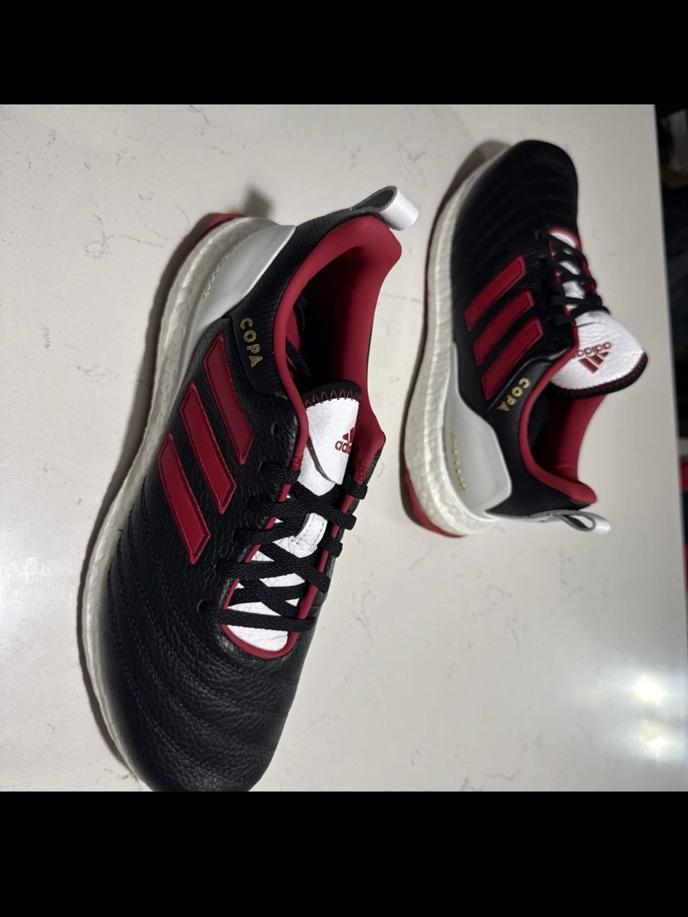 adidas UltraBoost x Copa Black Red White US Men 8 / Women 9 (HQ5903)